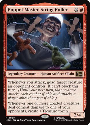 Puppet Master, String Puller - Commander: Marvel Super Heroes