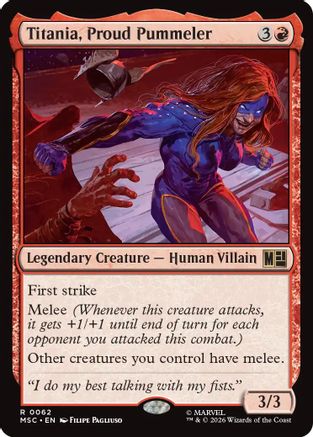 Titania, Proud Pummeler - Commander: Marvel Super Heroes