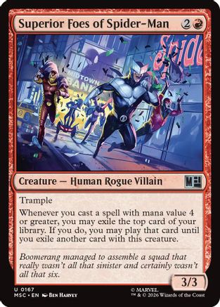 Superior Foes of Spider-Man (Surge Foil) - Commander: Marvel Super Heroes Foil