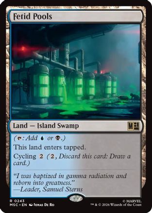 Fetid Pools (Surge Foil) - Commander: Marvel Super Heroes Foil