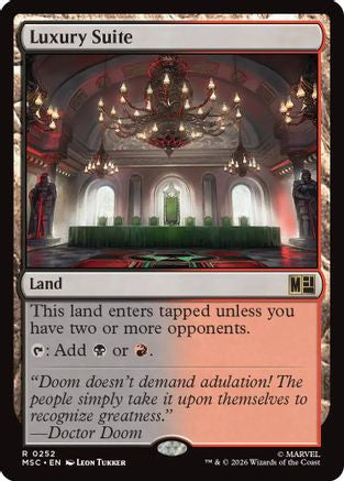 Luxury Suite (Surge Foil) - Commander: Marvel Super Heroes Foil