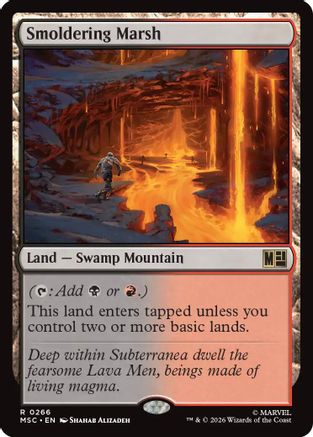 Smoldering Marsh - Commander: Marvel Super Heroes