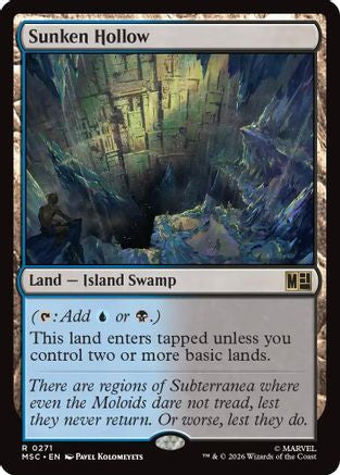 Sunken Hollow (Surge Foil) - Commander: Marvel Super Heroes Foil