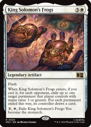 King Solomon's Frogs - Commander: Marvel Super Heroes