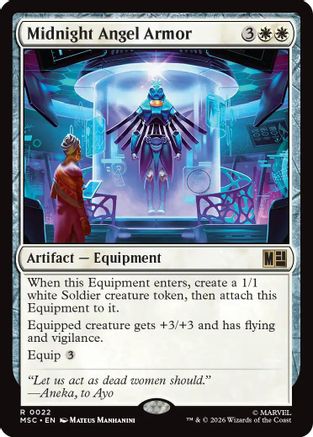 Midnight Angel Armor - Commander: Marvel Super Heroes