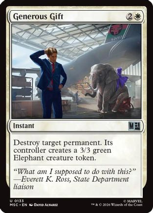 Generous Gift - Commander: Marvel Super Heroes