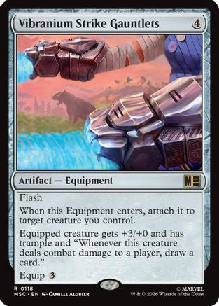 Vibranium Strike Gauntlets - Commander: Marvel Super Heroes