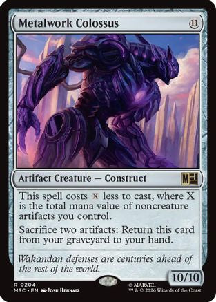 Metalwork Colossus - Commander: Marvel Super Heroes