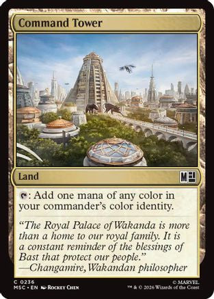Command Tower (0236) - Commander: Marvel Super Heroes