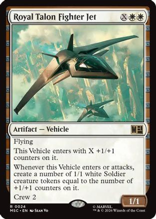 Royal Talon Fighter Jet (Surge Foil) - Commander: Marvel Super Heroes Foil