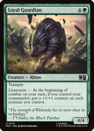 Loyal Guardian (Surge Foil) - Commander: Marvel Super Heroes Foil