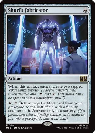 Shuri's Fabricator (Surge Foil) - Commander: Marvel Super Heroes Foil