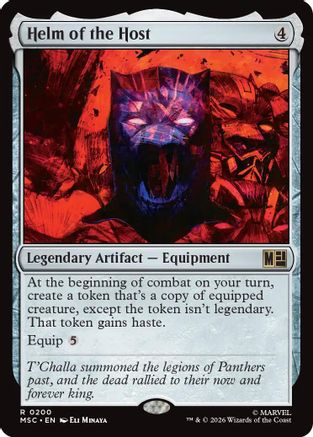 Helm of the Host (Surge Foil) - Commander: Marvel Super Heroes Foil