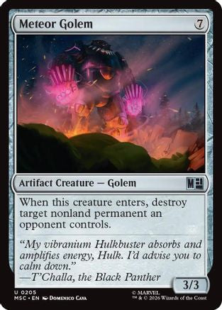 Meteor Golem (Surge Foil) - Commander: Marvel Super Heroes Foil
