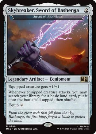 Skybreaker, Sword of Bashenga - Sword of the Animist (Surge Foil) - Commander: Marvel Super Heroes Foil