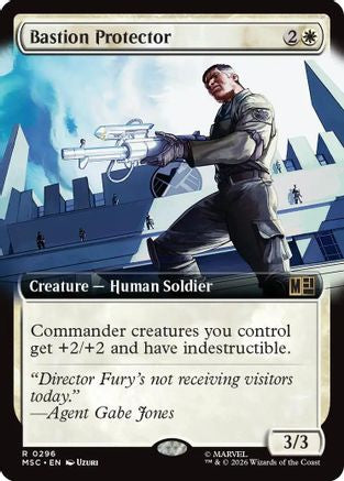 Bastion Protector (Extended Art) - Commander: Marvel Super Heroes Foil