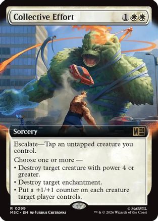 Collective Effort (Extended Art) - Commander: Marvel Super Heroes