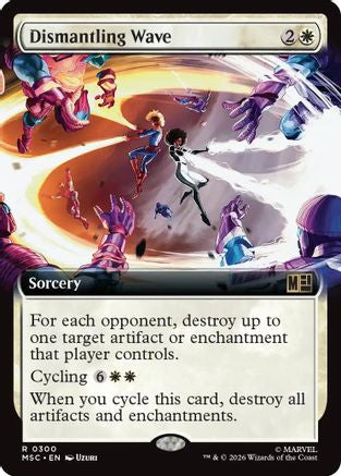 Dismantling Wave (Extended Art) - Commander: Marvel Super Heroes Foil