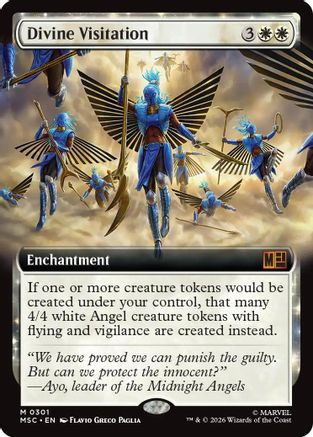 Divine Visitation (Extended Art) - Commander: Marvel Super Heroes Foil