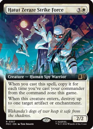 Hatut Zeraze Strike Force (Extended Art) - Commander: Marvel Super Heroes