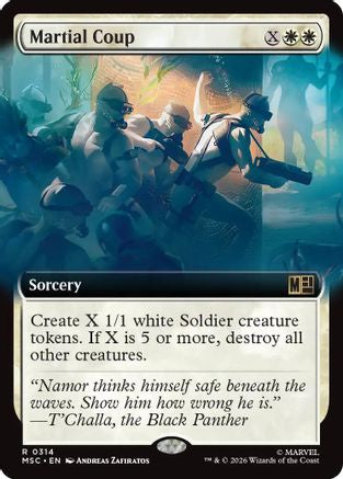 Martial Coup (Extended Art) - Commander: Marvel Super Heroes