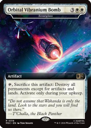 Orbital Vibranium Bomb - Scourglass (Extended Art) - Commander: Marvel Super Heroes