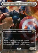 Captain America, Unbowed (Borderless) - Commander: Marvel Super Heroes
