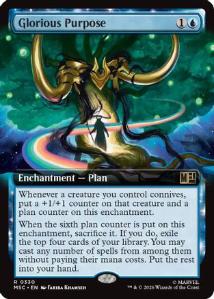 Glorious Purpose (Extended Art) - Commander: Marvel Super Heroes