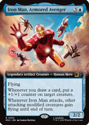 Iron Man, Armored Avenger (Extended Art) - Commander: Marvel Super Heroes Foil