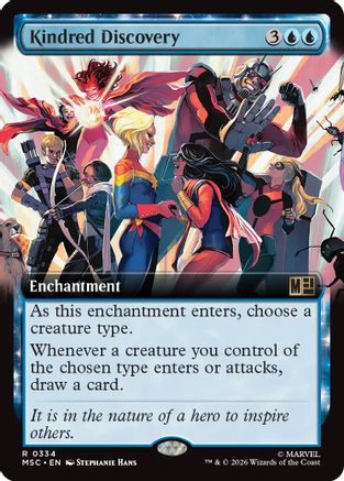 Kindred Discovery (Extended Art) - Commander: Marvel Super Heroes