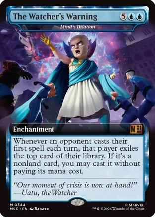 The Watcher's Warning - Mind's Dilation (Extended Art) - Commander: Marvel Super Heroes