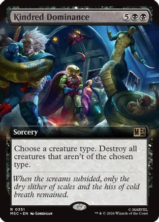 Kindred Dominance (Extended Art) - Commander: Marvel Super Heroes