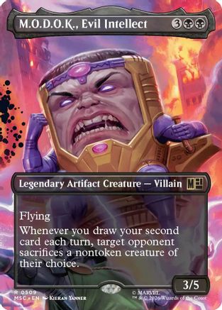 M.O.D.O.K., Evil Intellect (Borderless) - Commander: Marvel Super Heroes