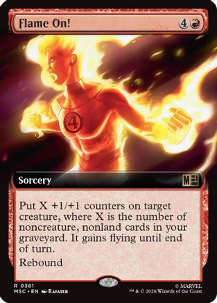 Flame On! (Extended Art) - Commander: Marvel Super Heroes