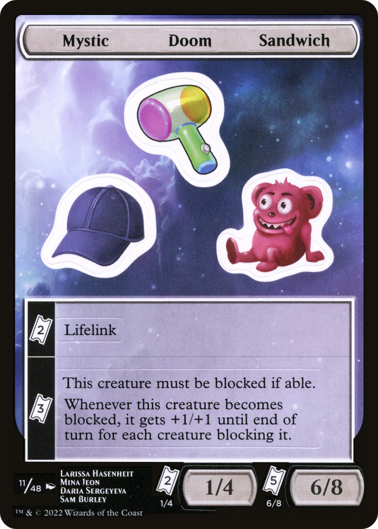 Mystic Doom Sandwich - [Unfinity Sticker Sheets]