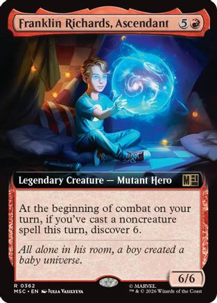 Franklin Richards, Ascendant (Extended Art) - Commander: Marvel Super Heroes