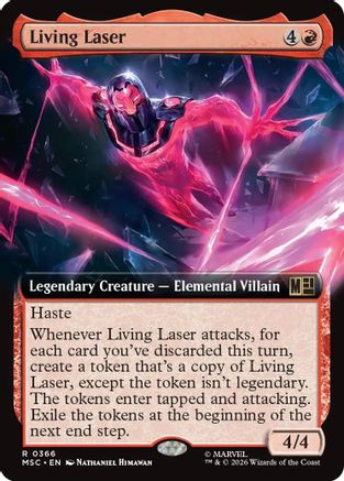 Living Laser (Extended Art) - Commander: Marvel Super Heroes