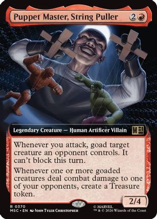Puppet Master, String Puller (Extended Art) - Commander: Marvel Super Heroes Foil