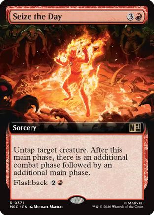 Seize the Day (Extended Art) - Commander: Marvel Super Heroes