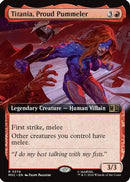 Titania, Proud Pummeler (Extended Art) - Commander: Marvel Super Heroes