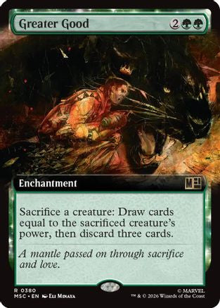 Greater Good (Extended Art) - Commander: Marvel Super Heroes Foil