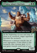 M'Baku, Jabari Chieftain (Extended Art) - Commander: Marvel Super Heroes Foil