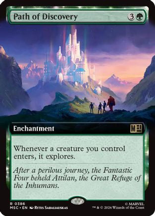 Path of Discovery (Extended Art) - Commander: Marvel Super Heroes Foil