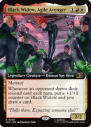 Black Widow, Agile Avenger (Extended Art) - Commander: Marvel Super Heroes