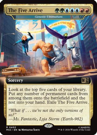 The Five Arrive - Genesis Ultimatum (Extended Art) - Commander: Marvel Super Heroes