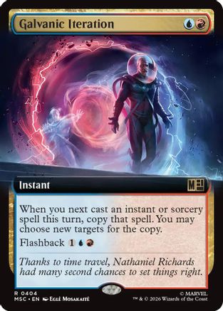 Galvanic Iteration (Extended Art) - Commander: Marvel Super Heroes
