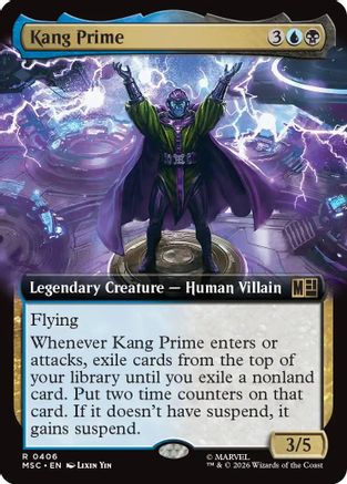 Kang Prime (Extended Art) - Commander: Marvel Super Heroes Foil