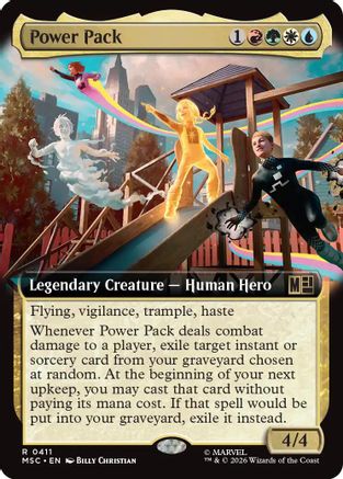 Power Pack (Extended Art) - Commander: Marvel Super Heroes Foil