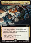 Taunt from the Rampart (Extended Art) - Commander: Marvel Super Heroes Foil