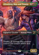 Absorbing Man and Titania (Borderless) - Commander: Marvel Super Heroes Foil